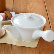 ゆらぎ急須（ホワイト）（STUDIO　BASIC）急須 ポット シンプル 白い食器 急須 白 ポット 茶器 和食器 緑…