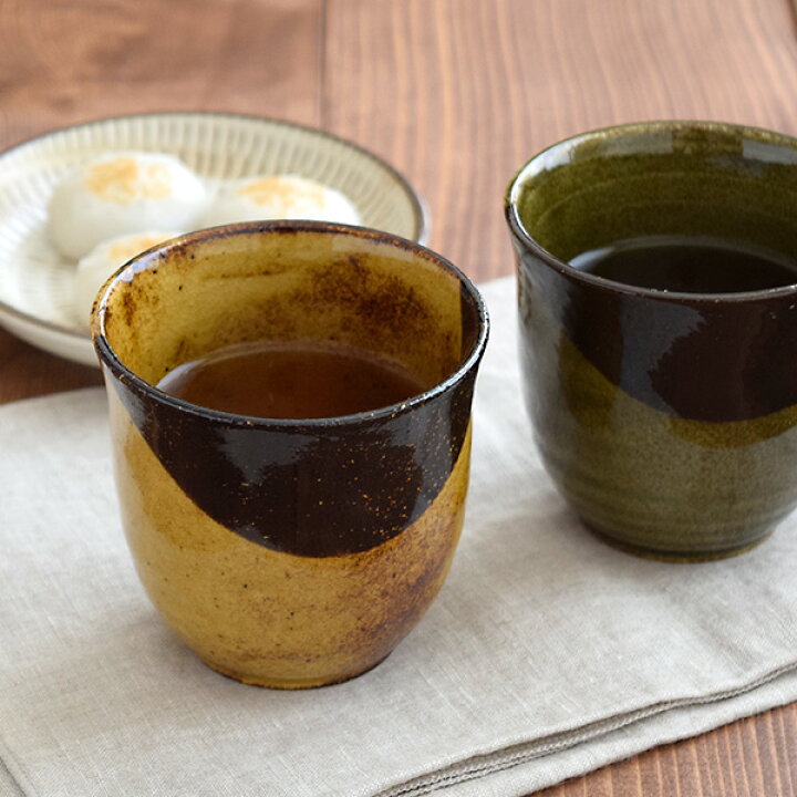 楽天市場 湯呑み 塗分け 茶 和食器 陶器製 ゆのみ 湯のみ 湯飲 カップ コップ タンブラー コーヒーカップ フリーカップ マルチカップ おしゃれ 和カフェ カフェ食器 業務用食器 業務用湯呑み 居酒屋湯呑み 安い 大量 仕入れ 飲食店 食器専門店テーブルウェアイースト