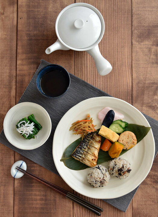 楽天市場】大皿 24cm 渦刷毛目 クリーム 和食器 お皿 大皿 皿 プレート 