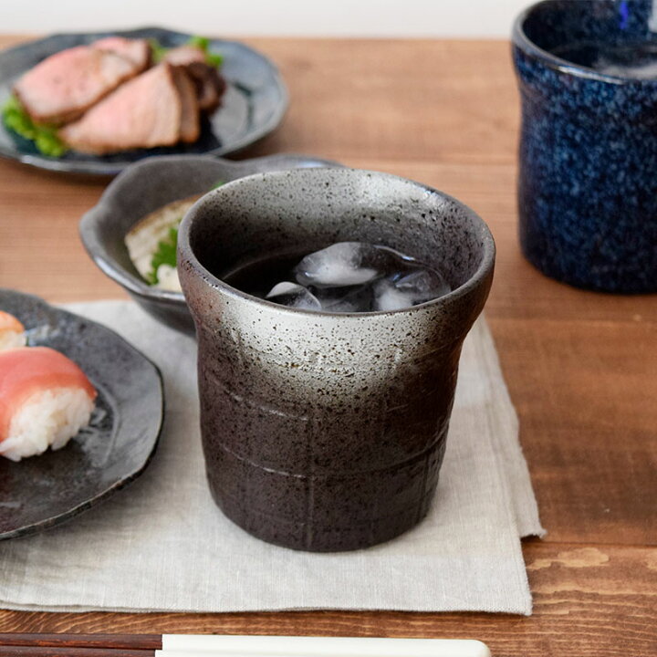 楽天市場】焼酎ロックカップ 格子 和食器ロックカップ 湯呑み コップ 