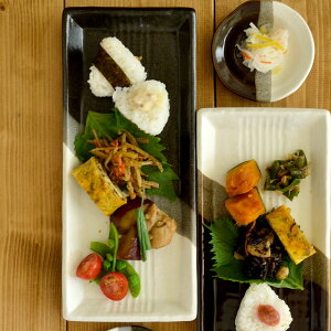 【800円クーポン 10/24 0:00〜】和食器 おしゃれ 長角皿 三色塗り分け minoruba(ミノルバ) 長皿 角皿 皿 お皿 焼き魚 秋刀魚 さんま皿 オードブル皿 プレート 寿司皿 刺身皿 角皿 カフェ風 カ