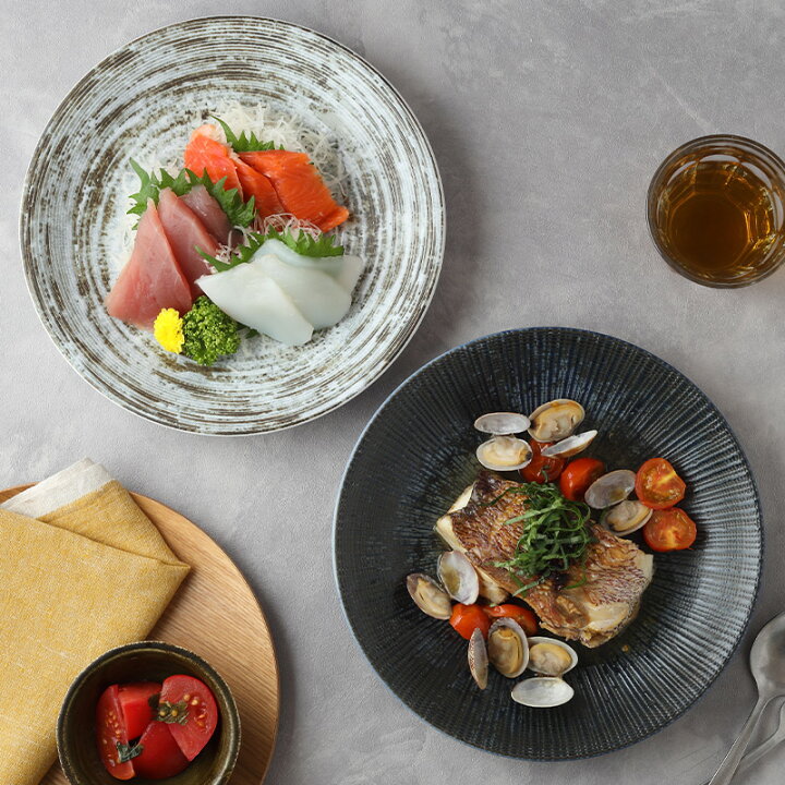 楽天市場】大皿 25cm 宙SORA 軽量食器 十草和食器 磁器 日本製 美濃焼 