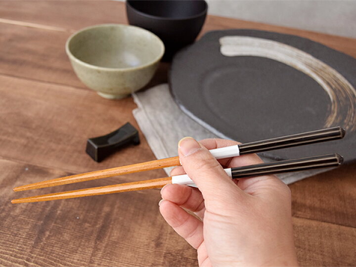 楽天市場】【222円OFFクーポン3/11 20:00〜3/17 9:59】箸 モノクロ 