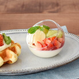 ボウル おしゃれ スラントボウル 40cc ガラス 小鉢 ガラス食器 ガラス製 アイスクリームカップ ヨーグルトボウル ディップ ソース皿 前菜皿 おつまみ フルーツボウル 変