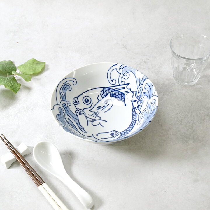 楽天市場】ラーメンどんぶり 4点セット 19.5cm 帰ってきた ねこまるけ 