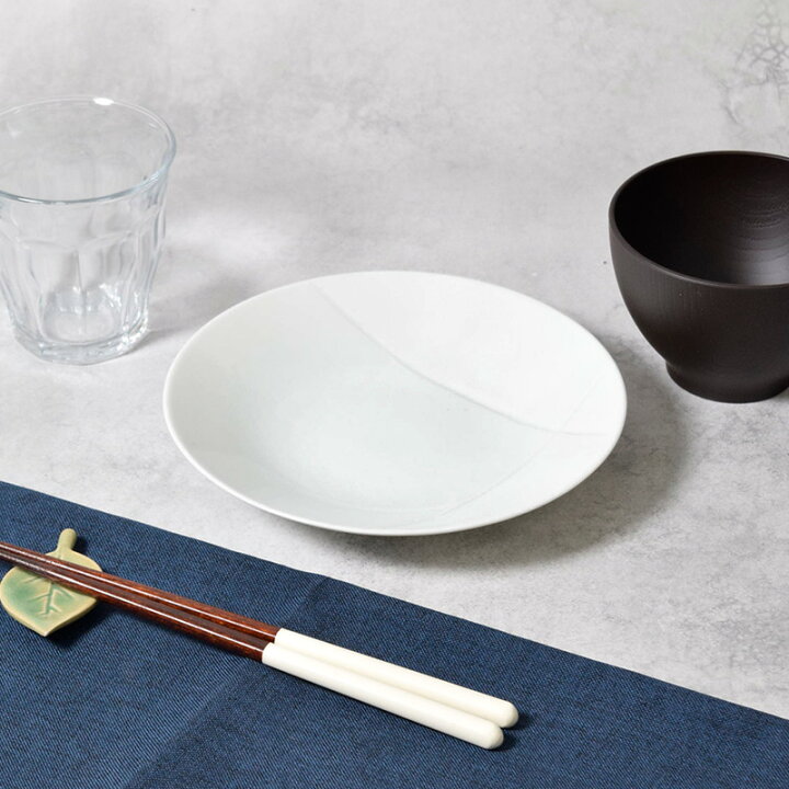 楽天市場】来客用取り皿10枚セット 中皿 18cm 白磁線彫り 食器セット 