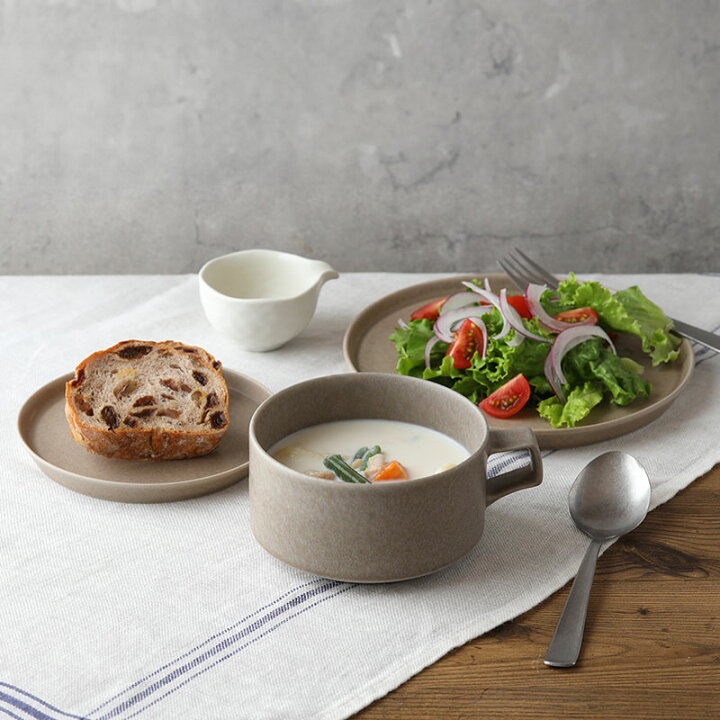 楽天市場】食器3点セット スープカップ＆プレートS/M MINO_works 