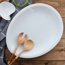 在庫限り 特大大皿　38cm　卵型　ホワイト大皿 楕円皿 パーティー食器 盛皿 ディナープレート ワンプレート