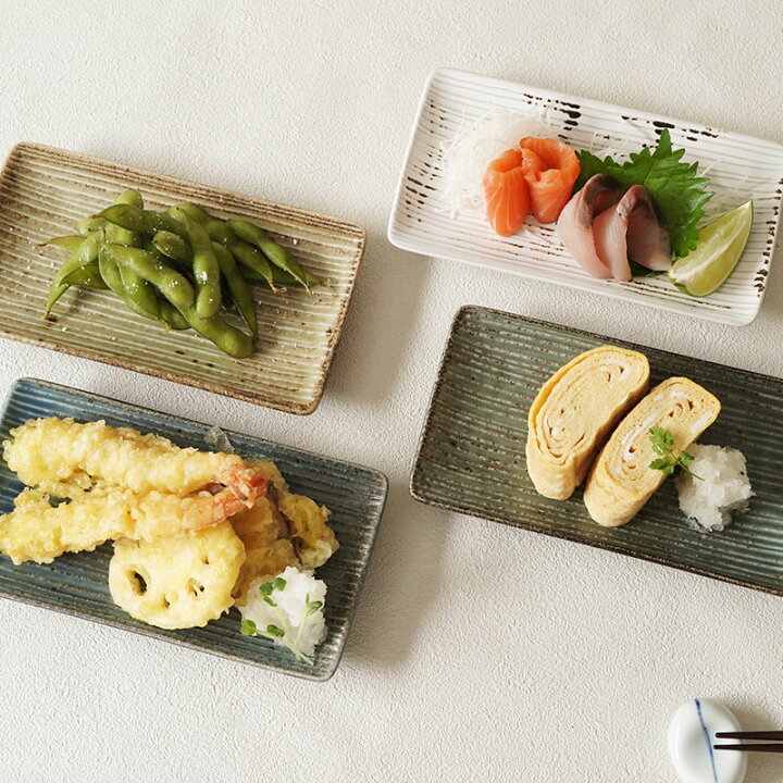 楽天市場】長角皿 18cm 旬土食器 和食器 お皿 皿 プレート 長皿 焼き魚 