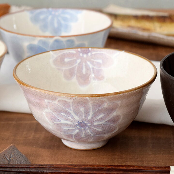 楽天市場】お茶碗 淡彩花 手描き一珍和食器 お茶わん ご飯茶碗 飯碗 