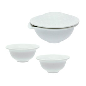 和食器　茶達セット　急須＋湯呑2個　箱入り持ち手無し急須 急須セット 湯呑セット 湯のみ 宝瓶 湯飲みセット 美濃焼 和カフェ おうちCafe モダン 和モダン おしゃれ