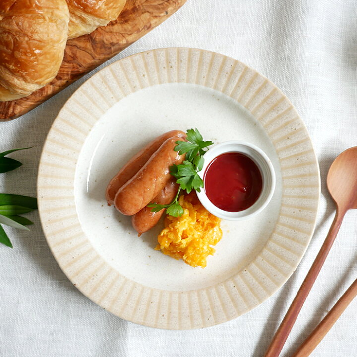 楽天市場 お皿 19 5cm リム茶ストライププレート 皿 洋食器 和食器 おしゃれ 食器 中皿 19cm cm リム皿 取り皿 ケーキ皿 サラダ皿 デザートプレート パン皿 副菜皿 主菜皿 カフェ風 カフェ食器 かわいい 食器専門店テーブルウェアイースト