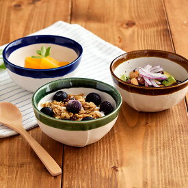 【2000円OFFクーポン 12/13 10:00〜12/15 23:59】和食器 おかず小鉢 ライン minoruba(ミノルバ)小鉢 鉢 ボウル 取り鉢 ホワイト 白 おしゃれ 和食器 漬け物 和え物 副菜 デザート カフェ風 カラフルな食器