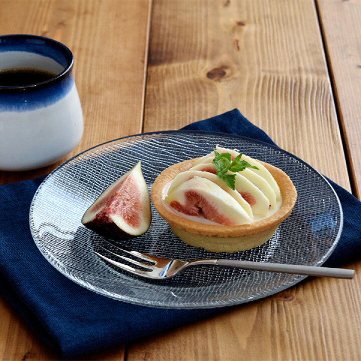 楽天市場 ガラスプレート 19cm Networkガラス食器 ガラス プレート 皿 お皿 中皿 ケーキ皿 デザートプレート サラダプレート 前菜皿 取り皿 おもてなし 格子模様 おしゃれ カフェ風 カフェ食器 食器専門店テーブルウェアイースト
