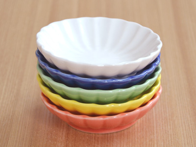 【楽天市場】豆皿5色セット 菊の花 豆皿 小皿 醤油皿 お菓子皿 漬物 