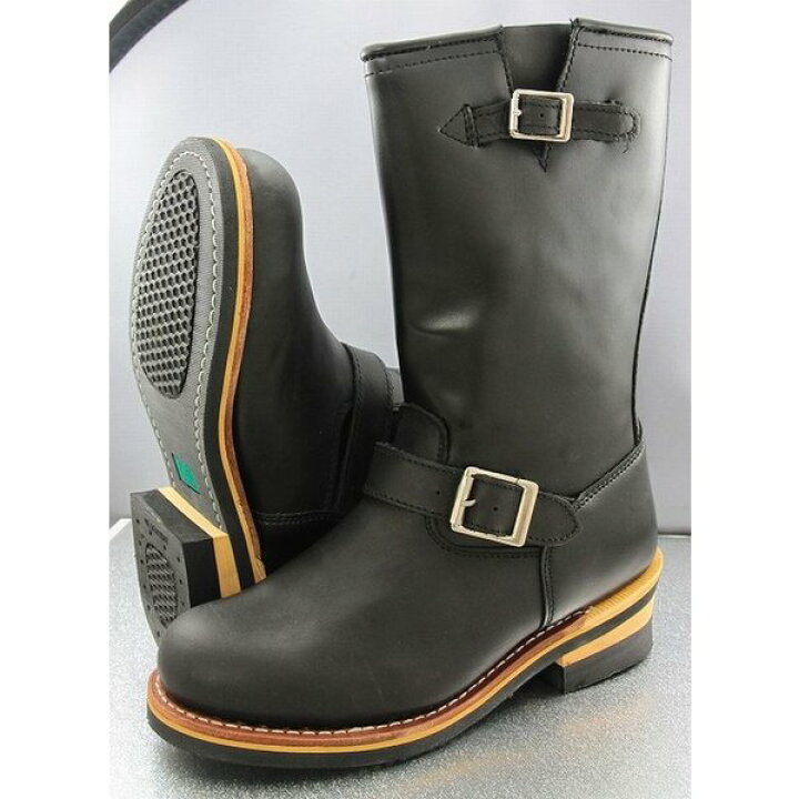 楽天市場 エンジニアブーツ ブーツ メンズシューズ 紳士靴 メンズファッション 靴 G B 本格エンジニアブーツ ブラック 一部本革使用 筒部 踵部位 合成皮革 信頼 グッドイヤー製法 メンズ ファッション 男性 男用 合皮 フェイクレザー 黒 シューズ くつ 紳士 エンジニア