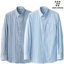 ボタンダウンシャツ（男女兼用）CH4459 SS〜5L セブンユニフォーム SEVEN UNIFORM 2色展開