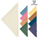 三角巾（男女兼用）JY4739 フリーサイズ セブンユニフォーム SEVEN UNIFORM 9色展開