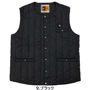 エクスヒートベスト(モバイルバッテリー別) USB給電 EH32190N ブラック M〜4L ベスト単体 サンエス