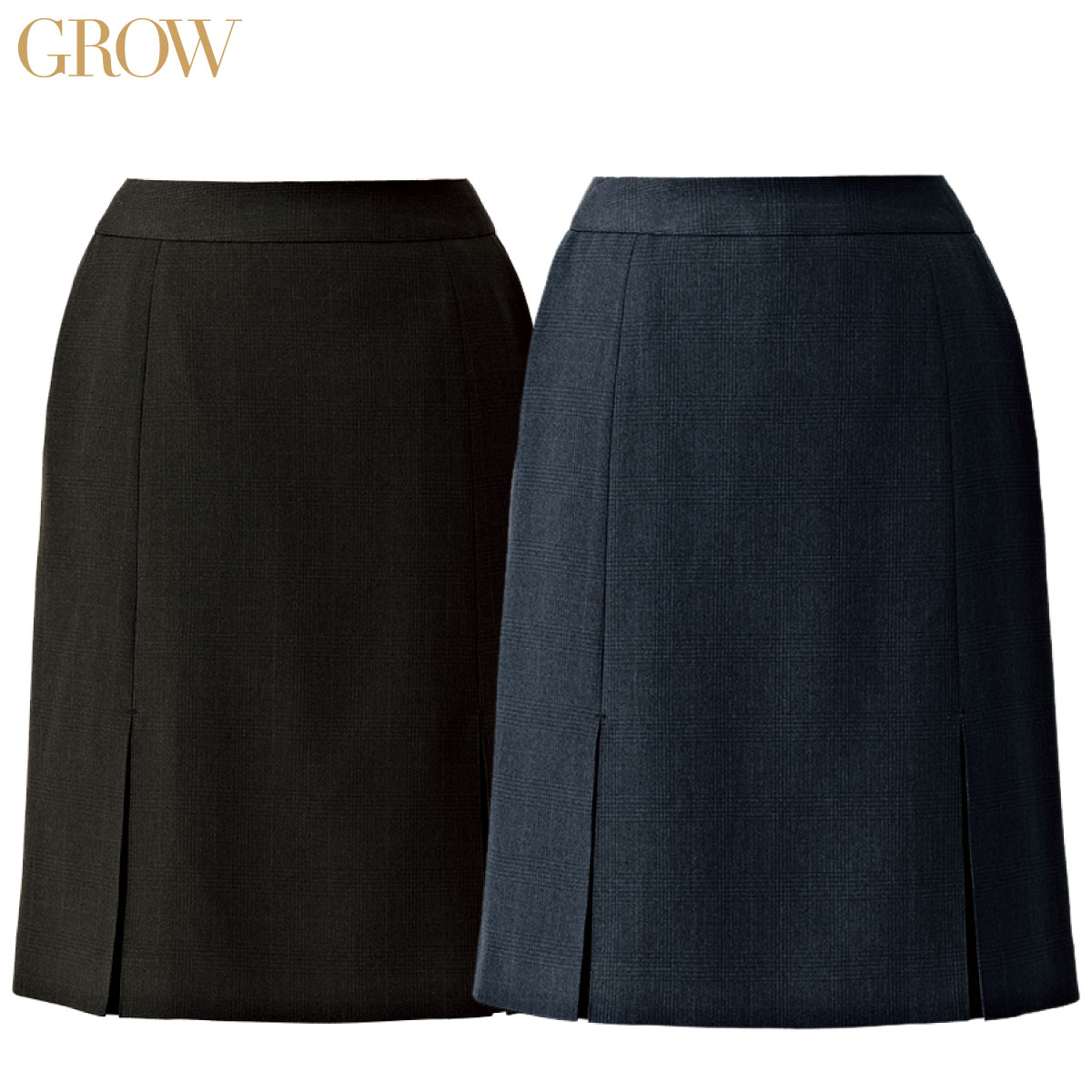 プリーツスカート GSKL-1357 5号～23号 女性用 GROW グロウ 2色展開のサムネイル