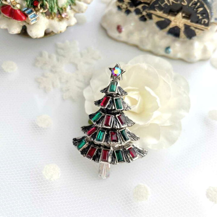 楽天市場 クリスマス ブローチ おしゃれ ツリー クリスマスツリー アクセサリー プレゼント ギフト 結婚式 レディース 華やか ウエディング パーティー キラキラ ブローチ おしゃれ 普段使い お出かけ アクセサリーティーグレース神戸