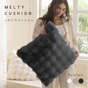 クッション NERUS 正規品 ふわとろクッション 50×50 ふわとろ ふわもこ 韓国 韓国インテリア おしゃれ マイクロファイバー フランネル ふわふわ 軽量 洗える 秋冬 HTC21