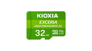 KIOXIA EXCERIA HIGH ENDURANCE ϋv microSDHCJ[h 32GB hCuR[_[ɁI KEMUB032G