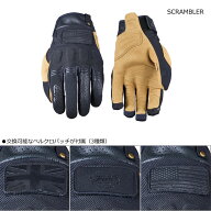FIVE（ファイブ）グローブ　SCRAMBLER　スクランブラー　BLACK TAN