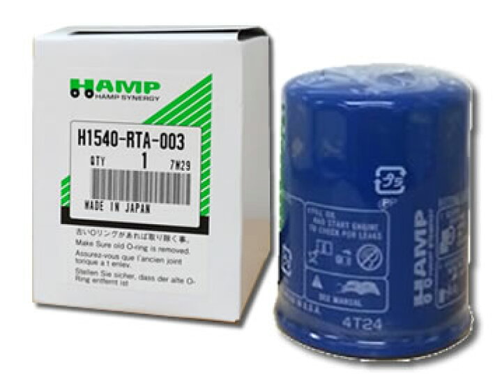 楽天市場 Honda Hamp オイルフィルター H1540 Rta 003 ｔ ｊｏｙ