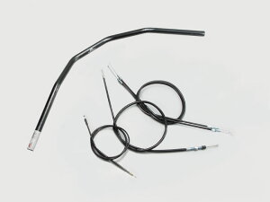 ハリケーン スーパートラッカー ハンドルSET FTR223(00-16 MC34)(サイドゼッケン付) ブラック H018-032B