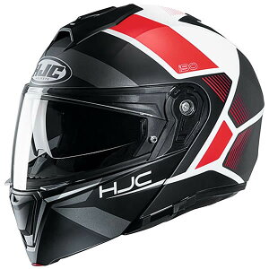 HJC(GC`WFCV[) HJH190 i90 z BLACK/RED(MC1SF) MTCY 015573