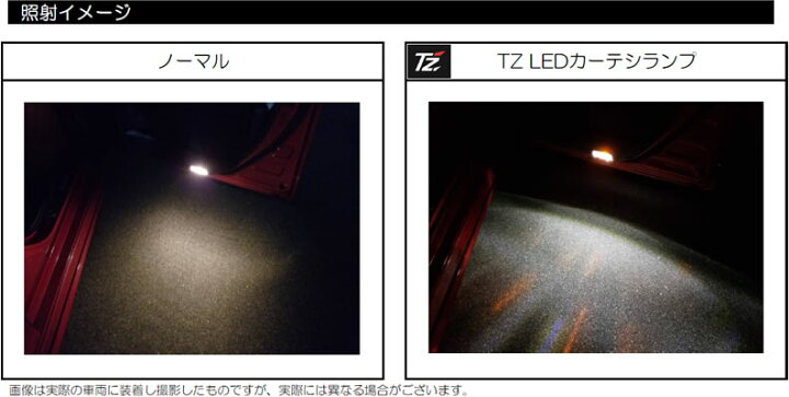 楽天市場】TZ LEDカーテシーランプ (トヨタのオリジナルブランド 