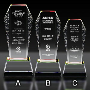 【全品10倍!】ポイントup中-クリスタルトロフィー SP-CR-22 A | トロフィー クリスタル 優勝 ガラス バスケ サッカー 野球 ゴルフ スポーツ 表彰 名入れ 卒業 卒団 記念品 景品 コンペ MVP 高級 お