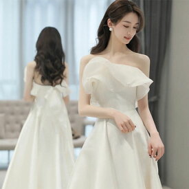 ウェディングドレス 前撮り ドレス ウエディングドレス 前撮りドレス ドレス 二次会 花嫁 ビスチェ トレーンタイプ ファスナータイプ Aライン ドレス 花嫁ドレス 二次会ドレス ウエディング ウェディング 結婚式 白 オーダーメイド