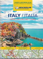 旅行&出張に　A4版英語表記の詳細道路地図　ミシュラン・アトラス・イタリア Michelin Tourist & Motorin…