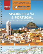 旅行&出張に　A4版英語表記の詳細道路地図　ミシュラン・アトラス・スペイン・ポルトガル　Michelin Tour…