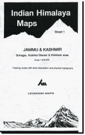 【インド・ヒマラヤ1 ジャンムー＆カシミール Indian Himalaya Maps Sheet1 Jammu & Kashmir】