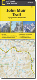 【ジョン・ミューア・トレイル・マップ John Muir Trail Topographic Map Guide】