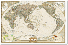 楽天市場 世界地図 ポスター アンティークの通販