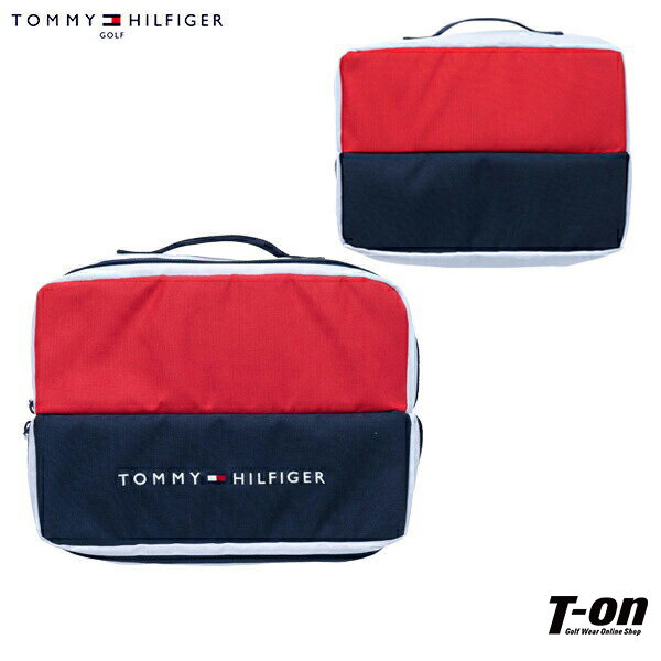 トミー ヒルフィガー ゴルフ TOMMY HILFIGER GOLF 日本正規品 メンズ レディース シューズケース  シューズバッグ セパレート式 軽量 靴用  トリコロールカラー ロゴ刺繍  ゴルフ