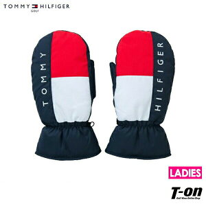 トミー ヒルフィガー ゴルフ TOMMY HILFIGER GOLF 日本正規品 レディース ミトン ハンドウォーマー ミトン型手袋 トリコロールカラー ゴルフ 【送料無料】