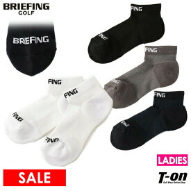 ブリーフィング ゴルフ BRIEFING GOLF レディース ソックス ショート丈ソックス CORDURA SHORT SOCKS かかと・つま先部パイルクッション付 ロゴジャガード ゴルフ