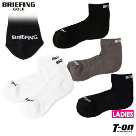 ブリーフィング ゴルフ BRIEFING GOLF レディース ソックス ショート丈ソックス CORDURA MIDDLE SOCKS 足底パイルクッション付 ロゴジャガード ゴルフ