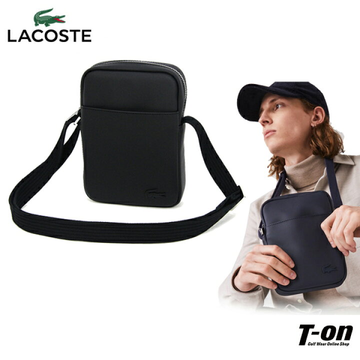 楽天市場 ラコステ Lacoste 日本正規品 メンズ レディース バッグ ショルダーバッグ ショルダーポーチ 鹿の子調素材 ロゴマーク付き 送料無料 ゴルフ ｔ ｏｎ ティーオン