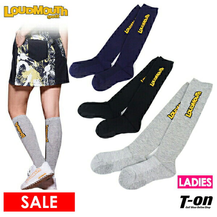 新品未使用 ＬＯＵＤＭＯＵＴＨ　ラウドマウス　レディース ハイソックス ブラック