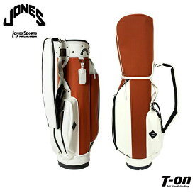 ジョーンズ JONES 日本正規品 メンズ レディース キャディバッグ RIDER BRICK レンガ色 ブラウン系 異素材切り替えデザイン ライダー 46インチ対応 ツアーバッグ ゴルフバッグ ロゴメタルプレート 【送料無料】 ゴルフ