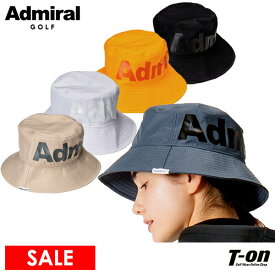 【30％OFF SALE】アドミラルゴルフ Admiral Golf 日本正規品 メンズ レディース ハット バケットハット すべり部パイル仕様 ビッグロゴプリント ゴルフ