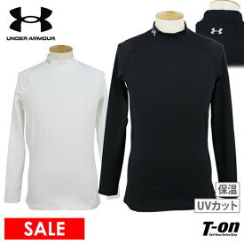 【30％OFF SALE】アンダーアーマー ゴルフ UNDER ARMOUR GOLF 日本正規品 メンズ インナーシャツ 長袖 ハイネックシャツ モックネック アンダーウェア 裏微起毛 吸汗速乾 メッシュ素材切替 ロゴ刺繍 ゴルフウェア