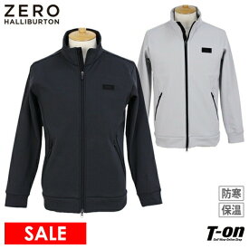 【30％OFF SALE】ゼロハリバートン ゴルフ ZERO HALLIBURTON GOLF メンズ ブルゾン スタンドジャケット フルジップアップ 裏起毛 保温 軽量 ストレッチ ボックスロゴワッペン 【送料無料】 ゴルフウェア