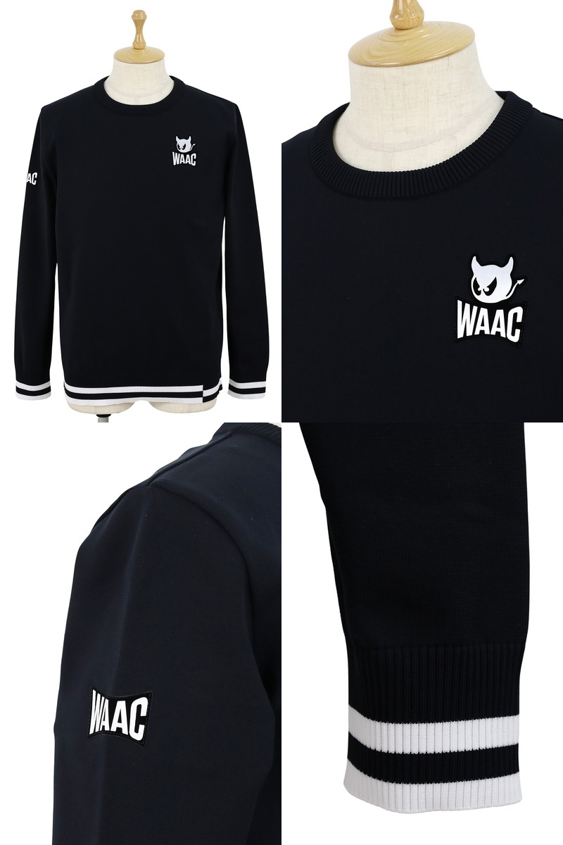 楽天市場】ワック WAAC 日本正規品 メンズ セーター 長袖 クルーネック